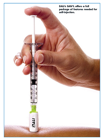 DALI’s SAN®L offers a full package of features needed for self-injection.