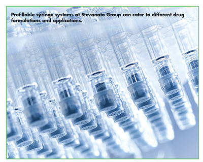 Prefillable syringe systems at Stevanato Group can cater to different drug formulations and applications.