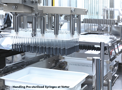 Handling Pre-sterilized Syringes at Vetter