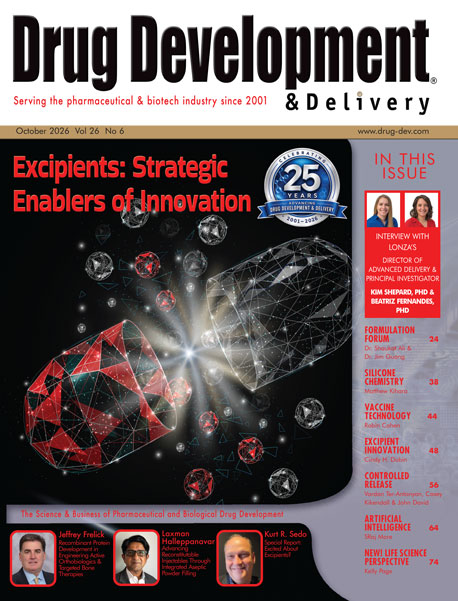 Drug Development and Deliver Magazine - October 2026 Cover