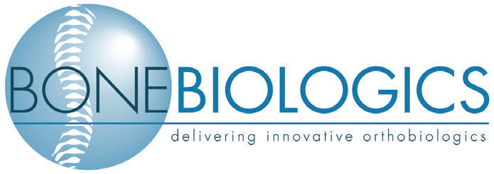 Bone Biologics logo — delivering innovative orthobiologics